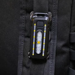 Mini linterna táctica EDC – Señalización casco y correa mochila
