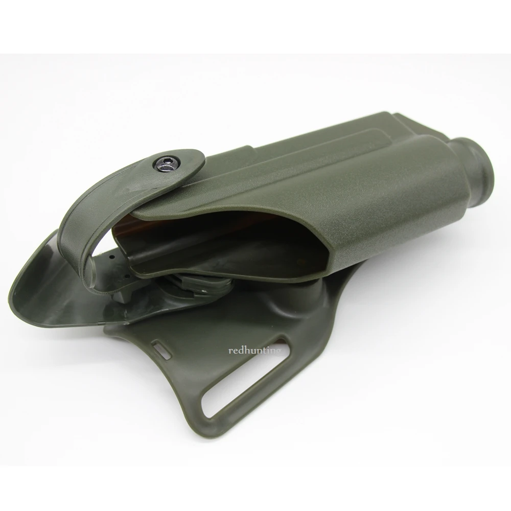 Soporte para linterna de caza, funda para pierna caída, soporte para pistola táctica para Glock 17 19, funda para funda para muslo de pistola para luz G17 X200 - imagen 5