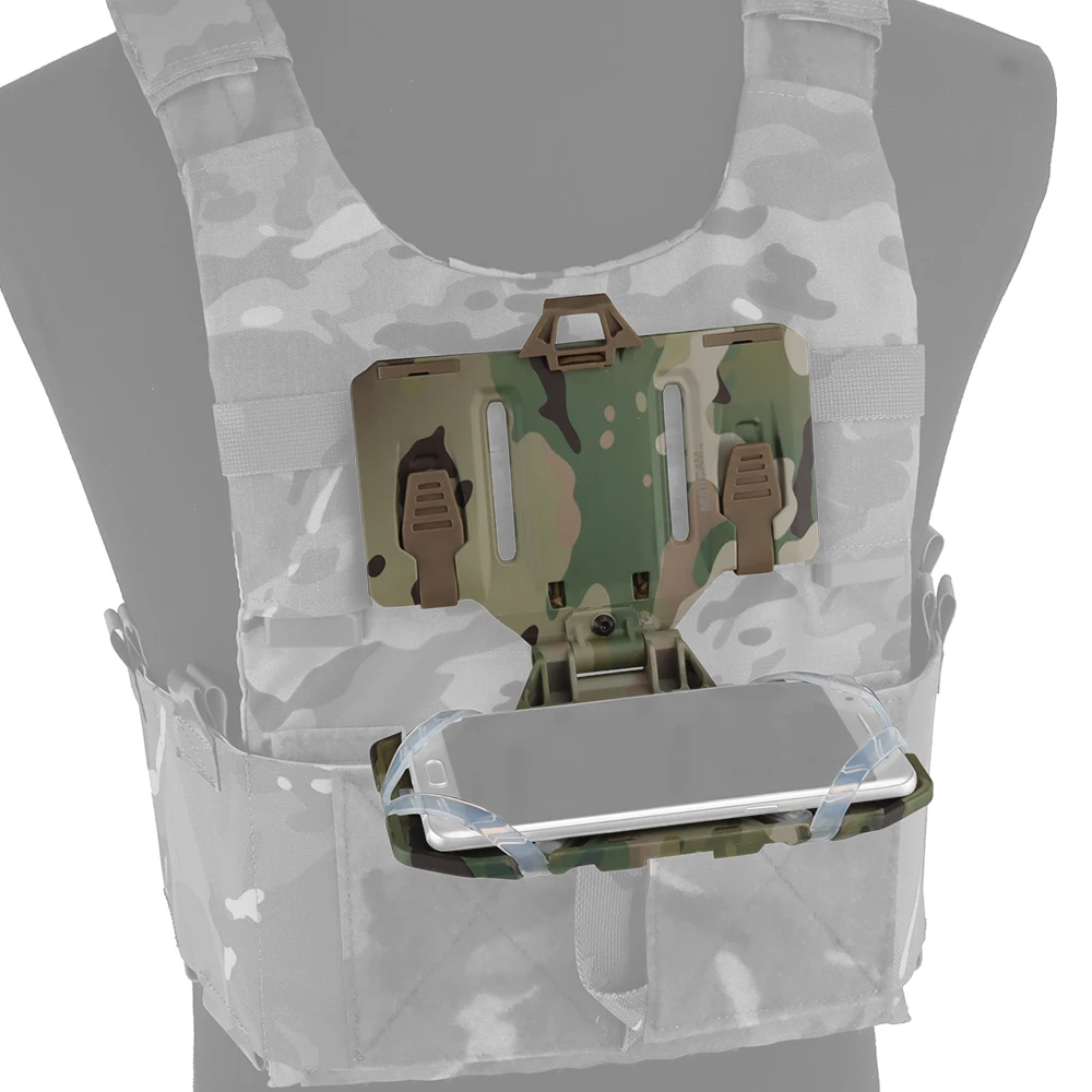 Tablero de navegación plegable Universal táctico Molle para teléfono, accesorios Airsoft, equipo militar, juego de guerra del ejército Cs - imagen 4