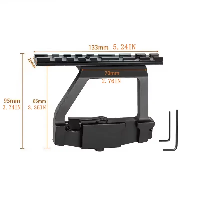 AK74U montaje de visor puente espejo lateral - imagen 2