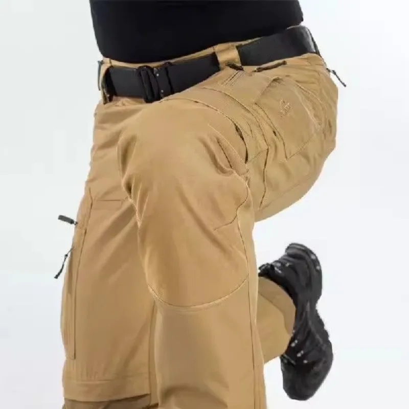 Pantalones tácticos P40 para hombre, Pantalón Cargo con múltiples bolsillos, resistente al desgaste, informal, holgado, para senderismo y correr, primavera y otoño - imagen 5
