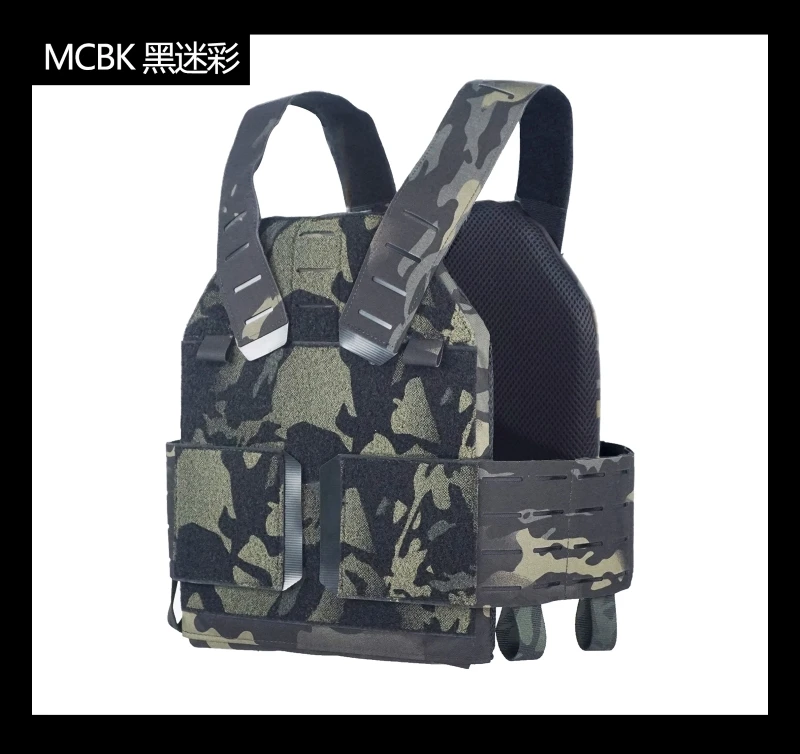 Chaleco táctico Simple y ligero para caza, chaleco con armadura para aparejo de pecho - imagen 3