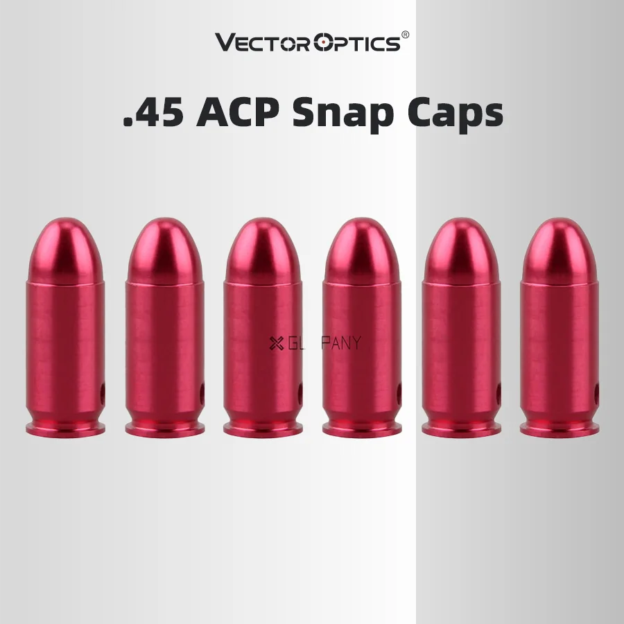 Vector Optics .45 tapas a presión ACP, calibre de entrenamiento ACP, tapa a presión de cartucho táctico - imagen 2