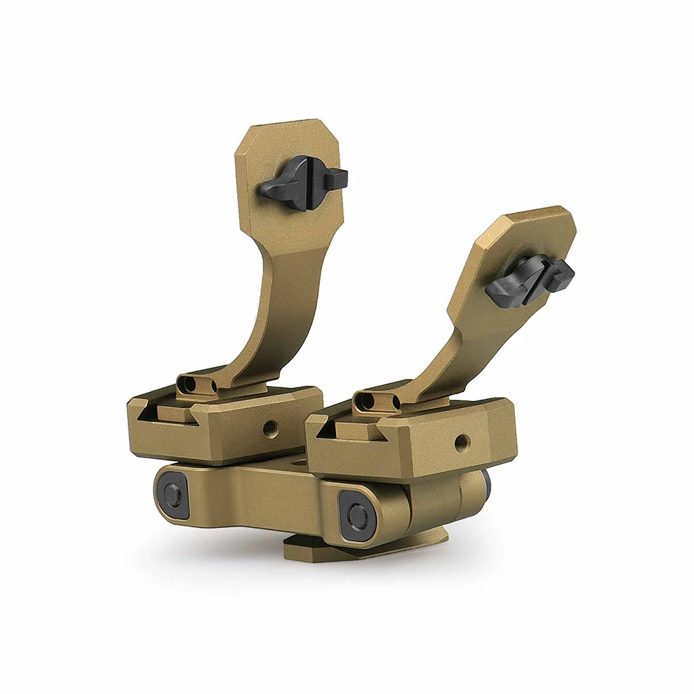 Kit de montaje de detección rápida de visión nocturna con soporte para casco táctico Dual PVS-14 con acabado anodizado duro - imagen 3