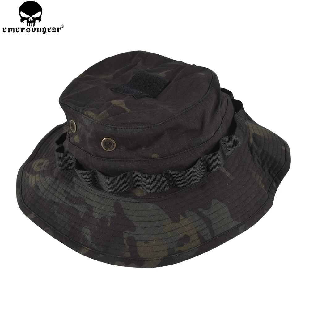 EMERSONGEAR-Gorra Bonnie de camuflaje, gorro multicamuflaje negro Emerson Wargame, deportes, pesca, actividades al aire libre - imagen 5