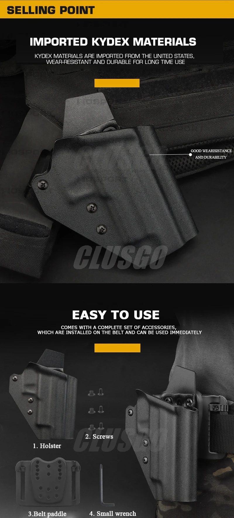 Detalle del sistema de retención ajustable