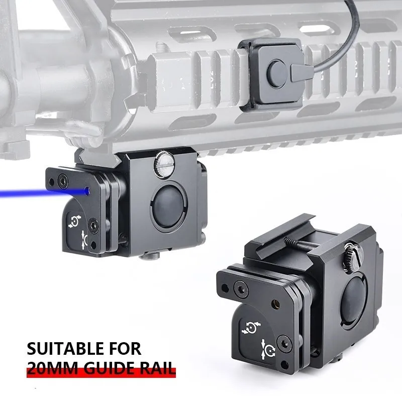 Láser táctico P1 PERST 1 rojo verde azul vista Zenitco marcado Metal CNC Fit 20mm Picatinny Rail para Airsoft arma de caza - imagen 3