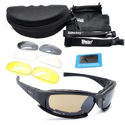 Daisy X7 gafas militares polarizadas UV400 Airsoft ciclismo caza