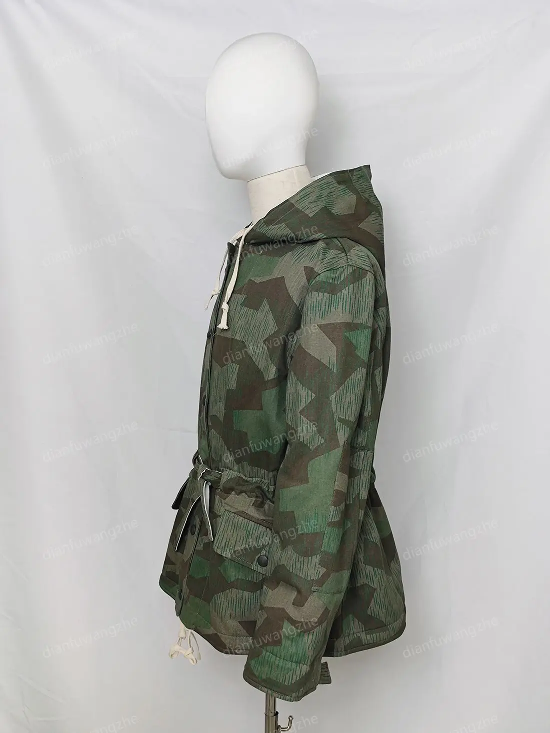 Cosplay alemán Elite Splinter/DOT44 té de camuflaje de guisante/hoja como camo ropa de invierno Reversible acolchada de algodón ropa cálida antifrío - imagen 3