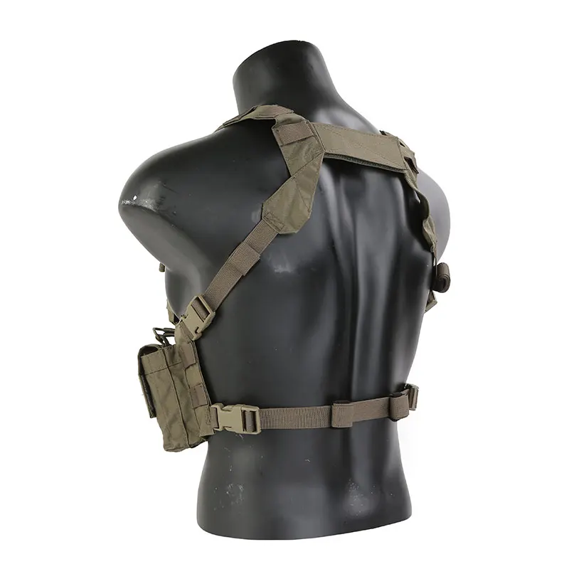 Emersongear-Chaleco de aparejo de pecho fácil, chaleco de combate táctico con bolsa para revistas, chaleco de Paintball para caza Airsoft, senderismo EM7450 - imagen 4