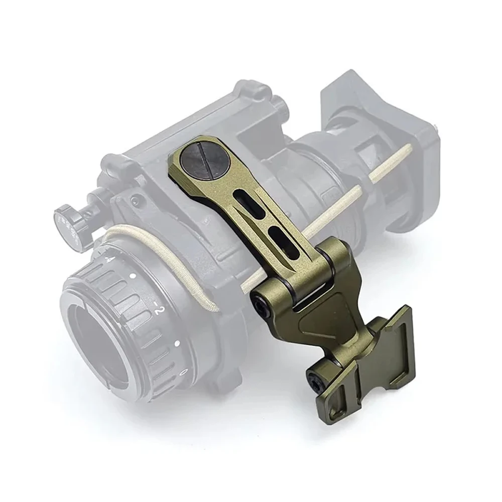Dispositivo de visión nocturna para caza y deportes al aire libre PVS14, arco y flecha de Metal especial, soporte de tirachinas deslizante ligero - imagen 3