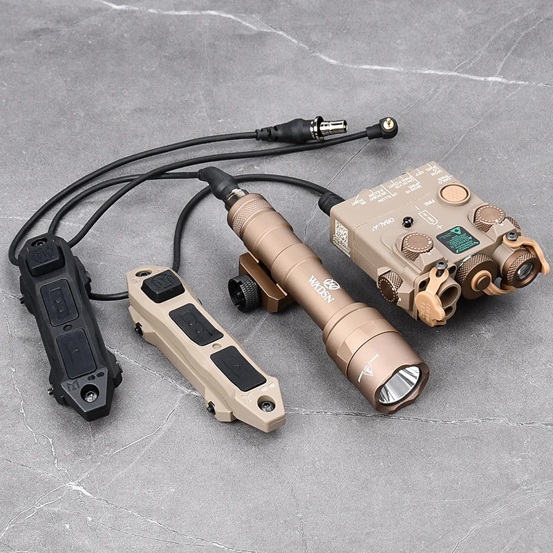 WADSN-luz iluminadora IR DBAL-A2, 600 lúmenes, M600U, linterna de caza, M300A, MINI luces de explorador, punto rojo y verde, láser infrarrojo Dbal - imagen 3