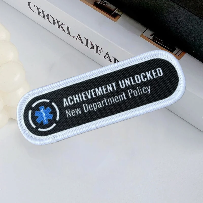 Parche de impresión desbloqueado de logro, insignia de moral militar con gancho y bucle, brazalete, pegatinas tácticas para mochila, parches DIY en ropa - imagen 4