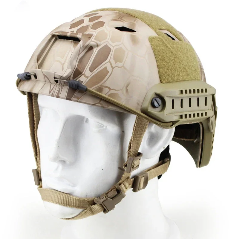 ERQYGRA-Casco deportivo rápido táctico versión estándar, protección de Paintball CS Wargame, tipo BJ, rómbico, Airsoft, seguridad, alta calidad - imagen 4