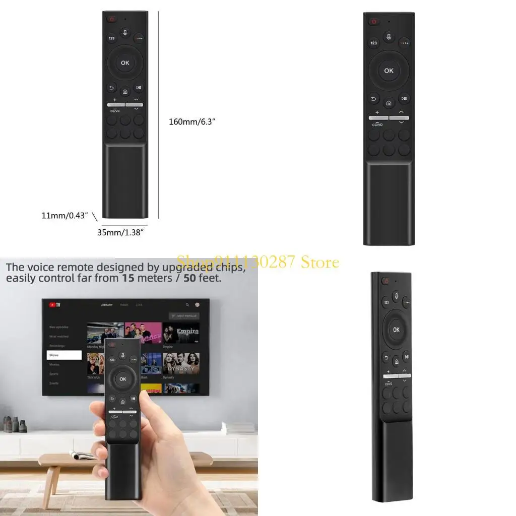 Reemplazo control remoto voz J1HC SM-A6 para Qled UHD FH