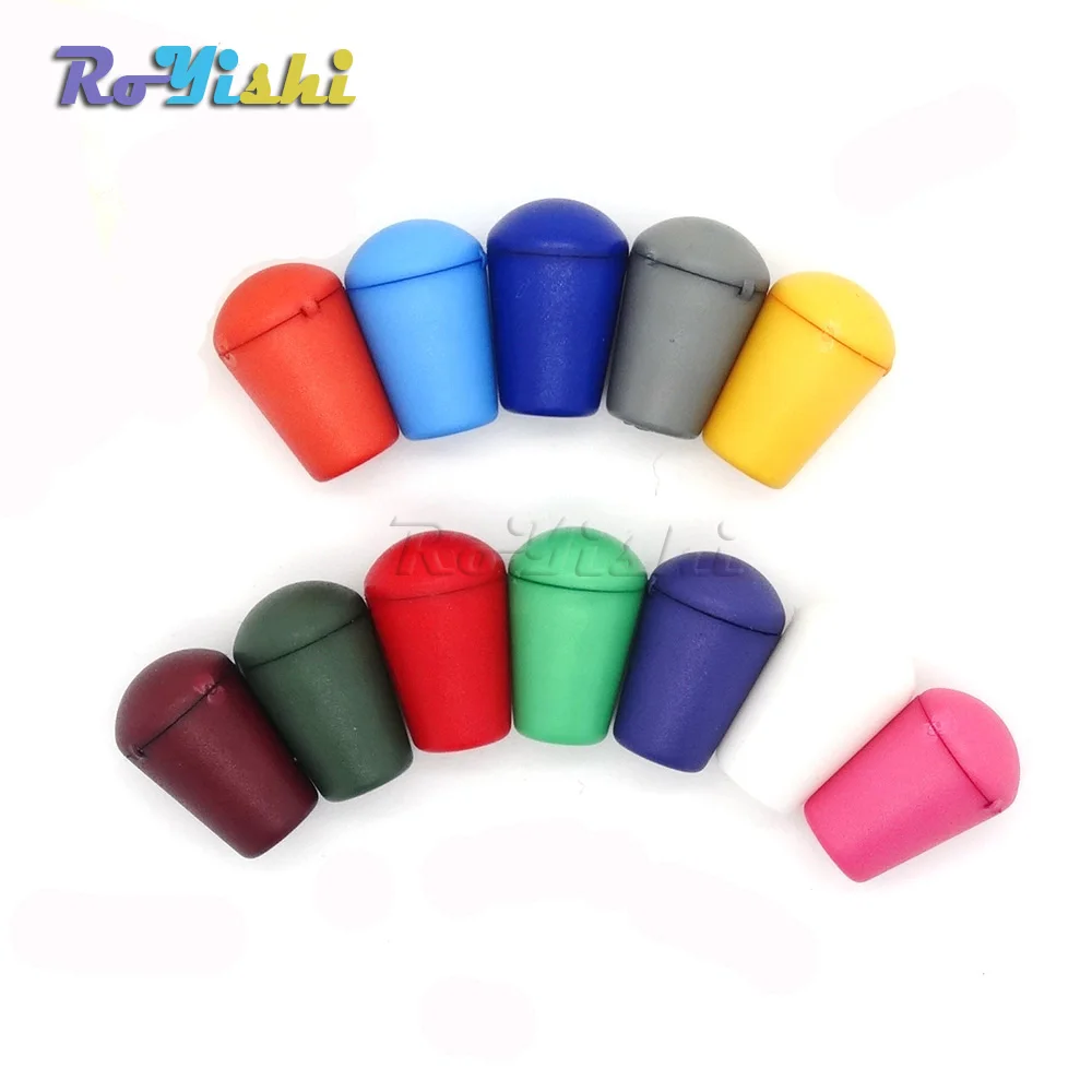 1000 unids/pack extremos de cordón coloridos tapón de campana con cerradura de tapa Clip de palanca de plástico para bolsa de ropa Paracord calzado deportivo - imagen 2