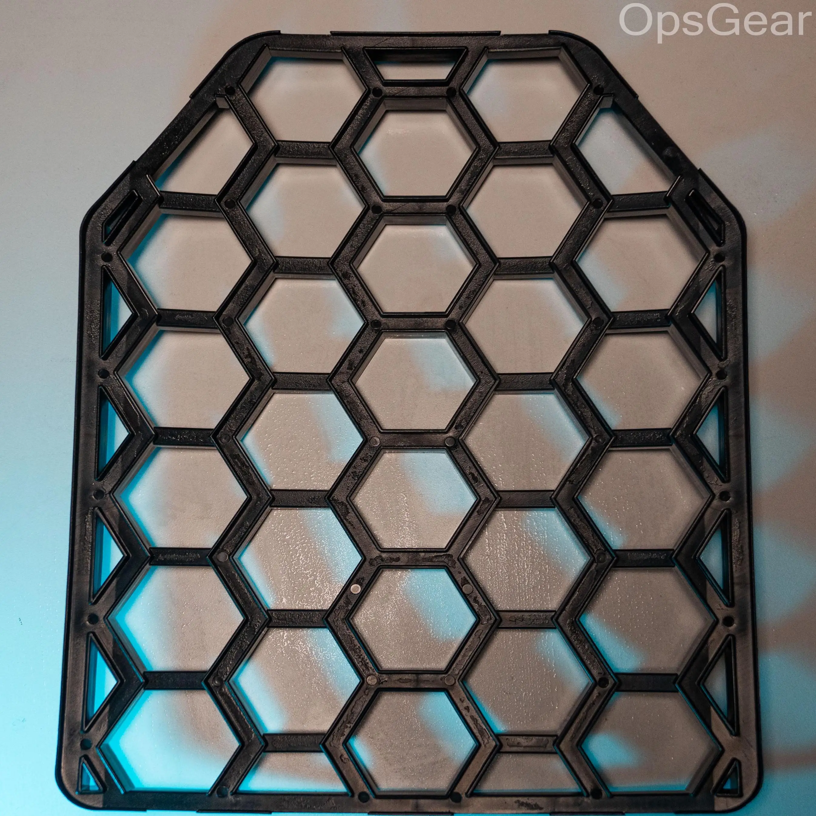 El recorte hexagonal inserta la placa de reducción de peso respirable fresca de los modelos del paquete del enchufe de Sapi inserta la placa - imagen 2