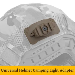 Montaje de luz para casco: soporte universal de linterna giratorio