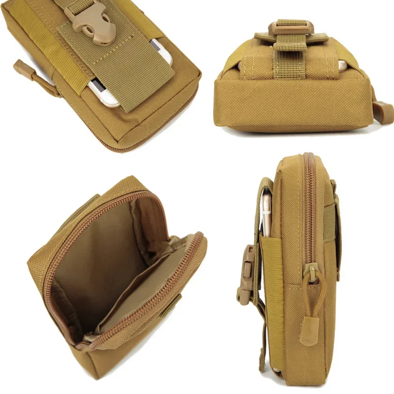 Bolsa Molle para exteriores, bolso multifunción, riñonera para hombre, funda para teléfono de 6,5 pulgadas, riñonera táctica para acampar y cazar - imagen 5