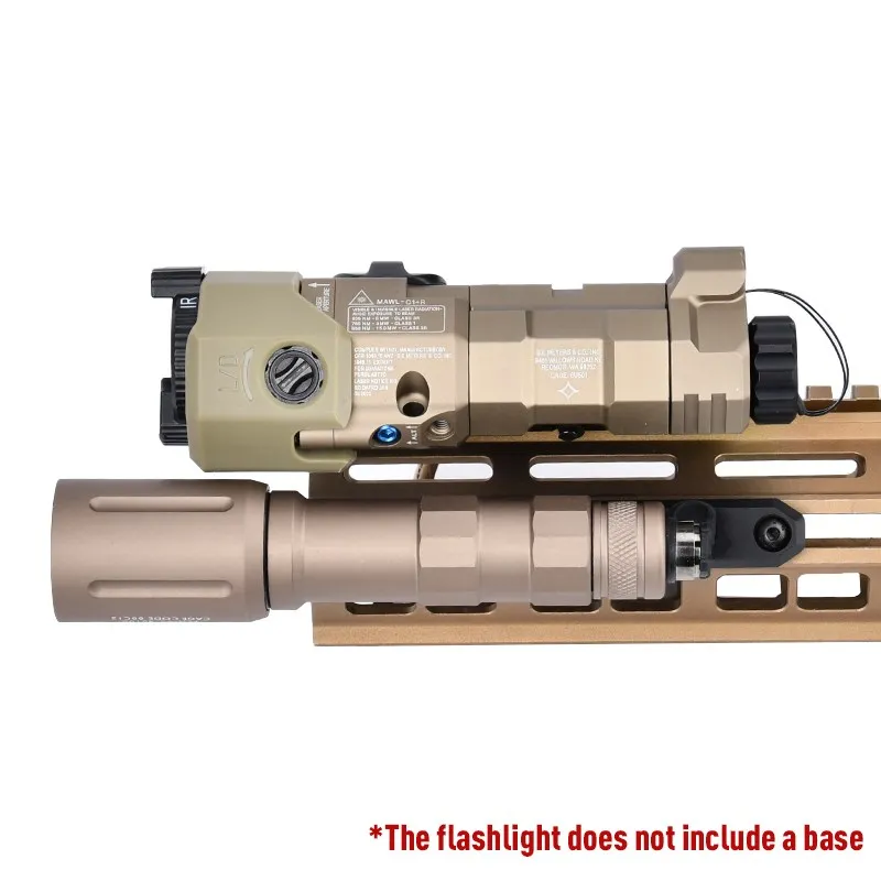 WADSN-caja de batería láser IR táctica MAWL C1, linterna de PLH-V2, luz de arma Airsoft, Riel de 20mm, rojo, verde, azul, peq15, M600 - imagen 2