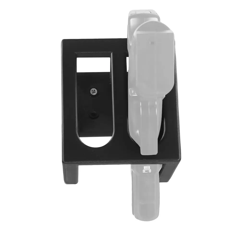 Soporte táctico para pistola de montaje en pared con 2 ranuras, soporte para pistola montado en la pared para gabinete, organizador de almacenamiento con accesorio de montaje para pistola - imagen 5