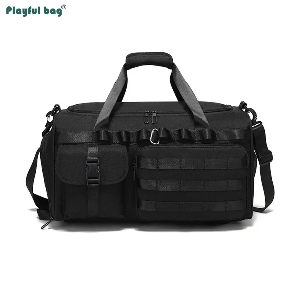 Bolsa de artículos deportivos para Fitness, mochila multifuncional para gimnasio, bolsa de mano táctica, almacenamiento de equipo de viaje al aire libre, equipaje AVA268 - imagen 5