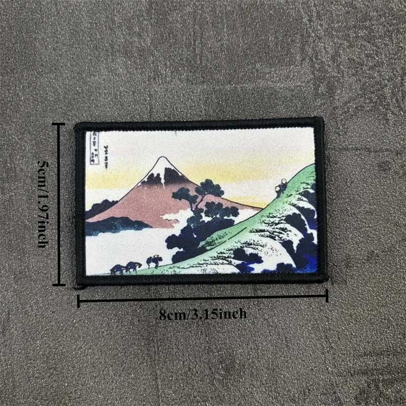 Parche impreso Inume Pass para ropa, insignias de moral táctica, parches militares con gancho, pegatinas para mochila - imagen 2