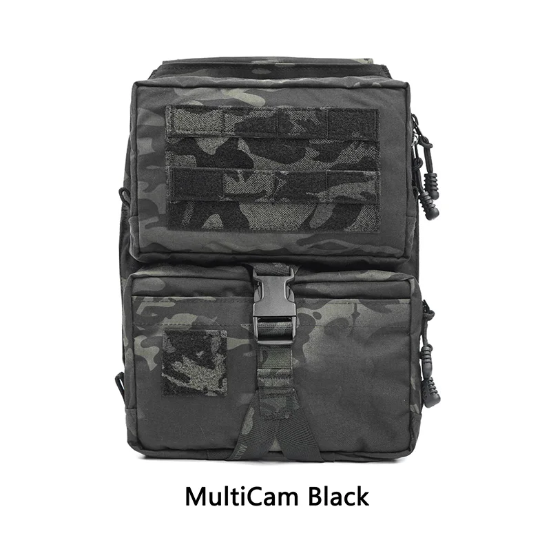 ASSAULT PANEL trasero tipo 1 chaleco táctico airsoft bolsa trasera para Mayflower Scarab bolsa de agua médica Molle de liberación rápida - imagen 3