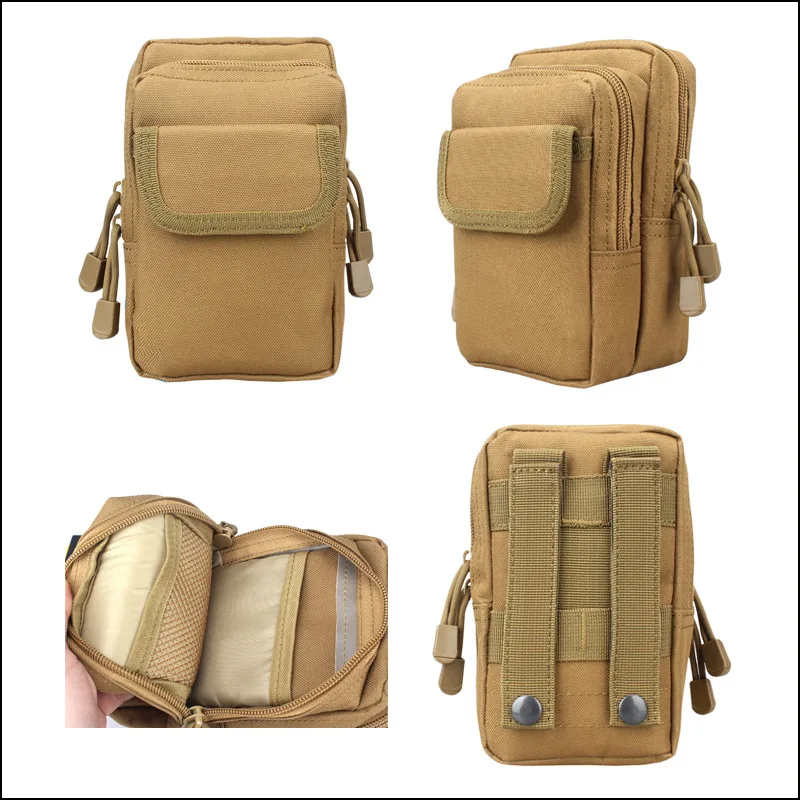 Mochila Molle de caza táctica al aire libre, bolsa de camping, cinturón, mochila de cintura, deportes, correr, bolso de hombro de viaje, bolso bandolera - imagen 5