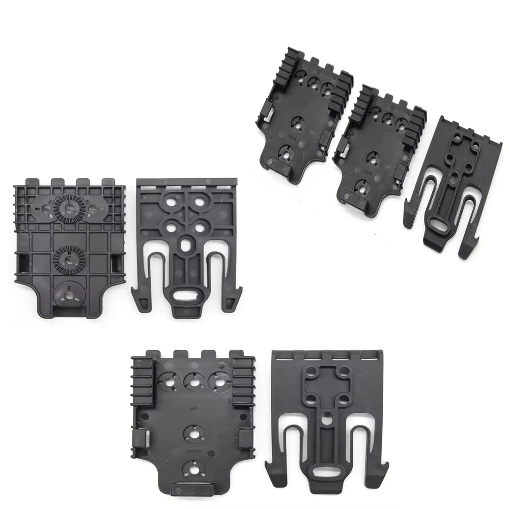 Kit de sistema de bloqueo rápido QLS19-22, accesorio de plataforma para fundas de servicio y accesorios, retención de placa receptora de horquilla de bloqueo