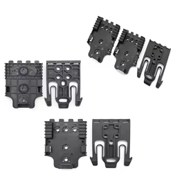 Kit de sistema de bloqueo rápido QLS19-22, accesorio de plataforma para fundas de servicio y accesorios, retención de placa receptora de horquilla de bloqueo