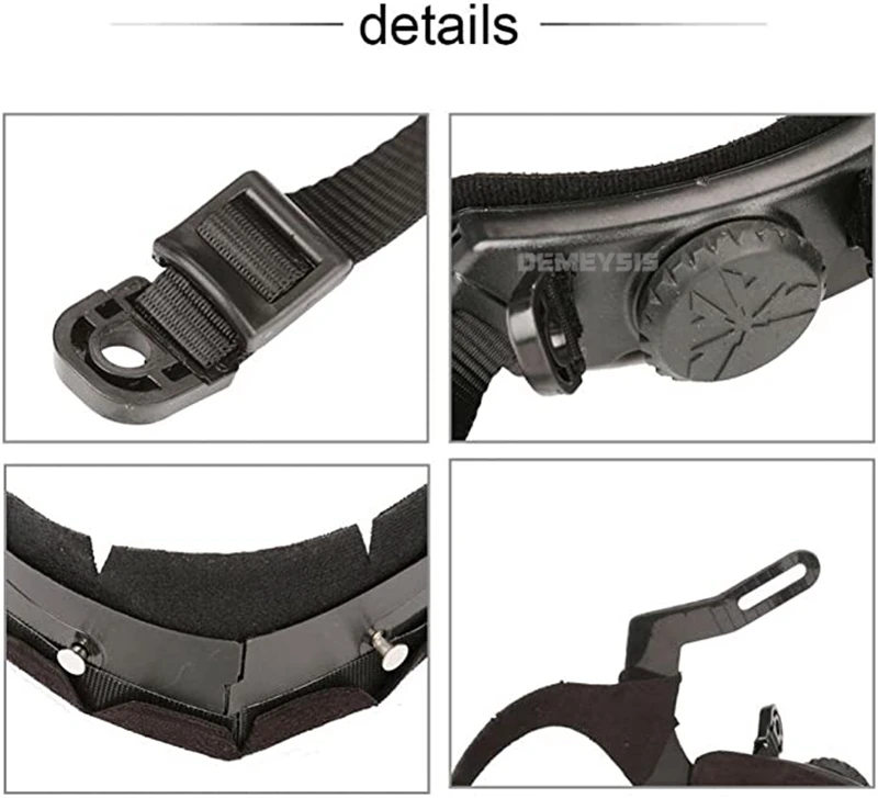 Casco táctico, sistema de suspensión interior, cascos CS de caza y tiro, correa de bloqueo de cabeza Airsoft para accesorios de casco rápido - imagen 4