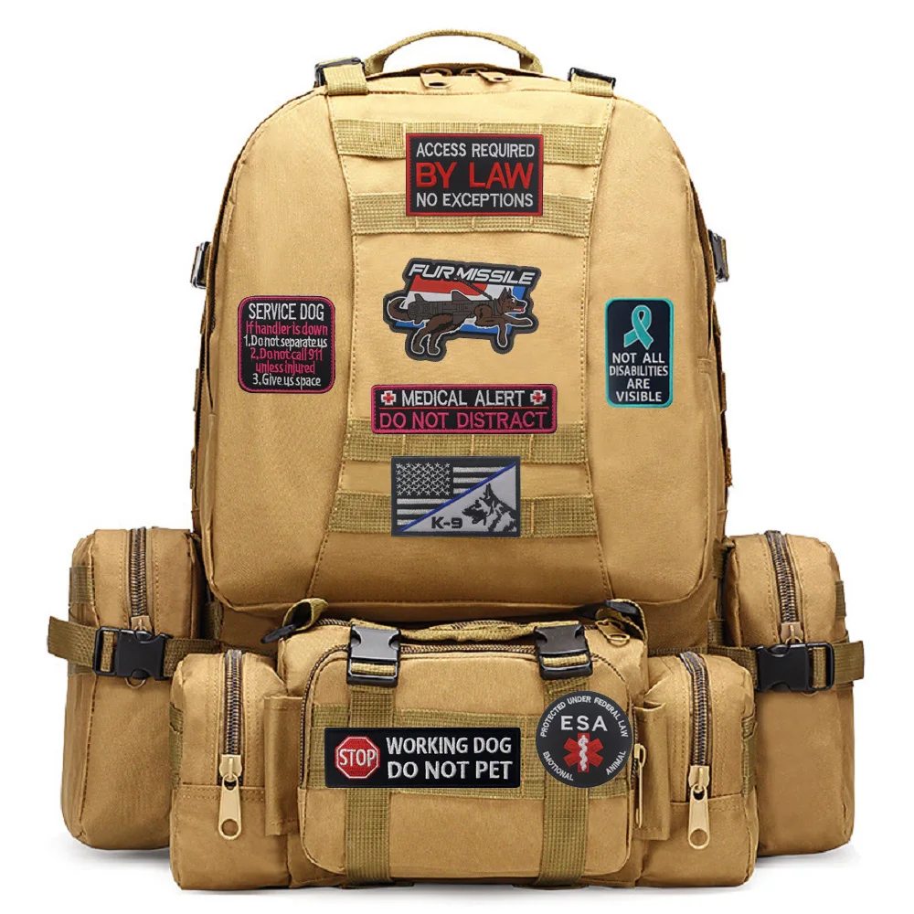 Parche personalizado para mascotas, accesorio bordado 3D con gancho y bucle, K9 - imagen 3