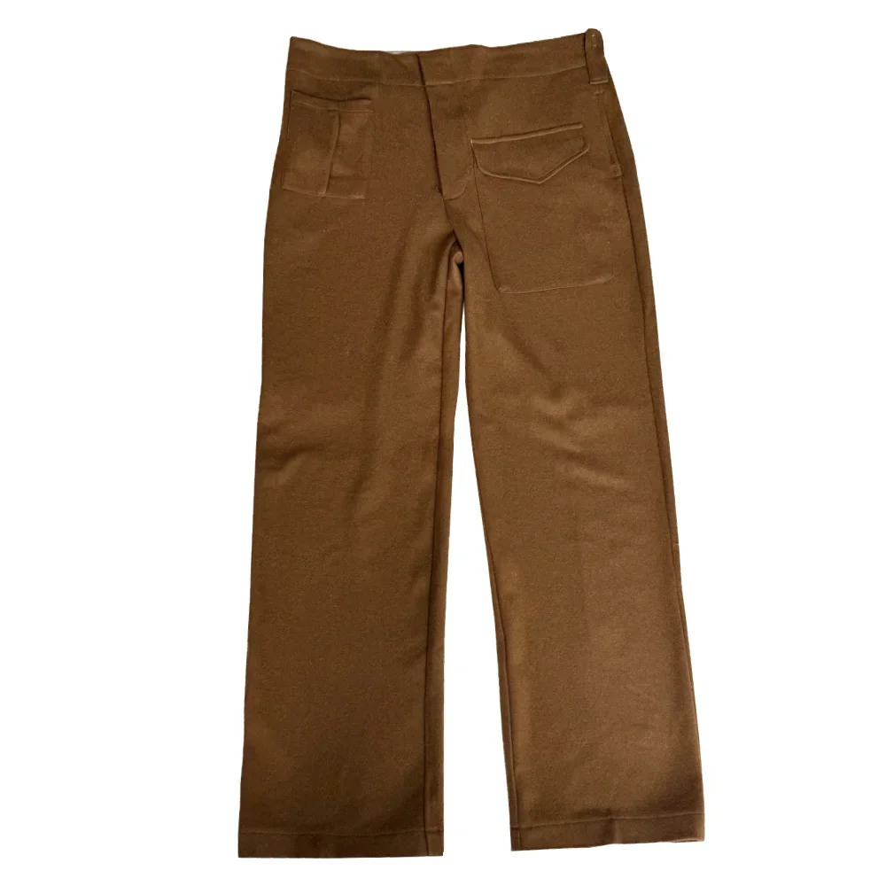 Pantalones de lana para hombre, uniforme WW2 P37, pantalones deportivos de entrenamiento de soldados británicos al aire libre, pantalones WW2 P37