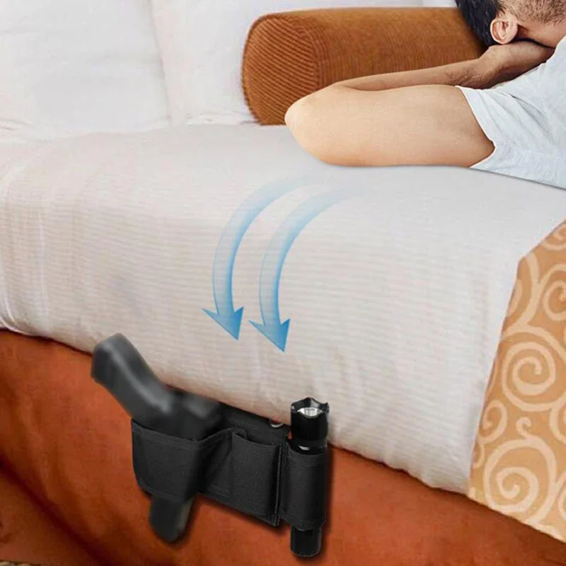 Funda táctica universal para pistola con presilla linterna y cargador - imagen 3