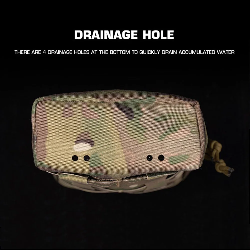 Chaleco táctico portador de placa de cintura, bolsa de almacenamiento Molle multifuncional, mapa de caza, bolsas de navegación, Airsoft, munición, abeto - imagen 5