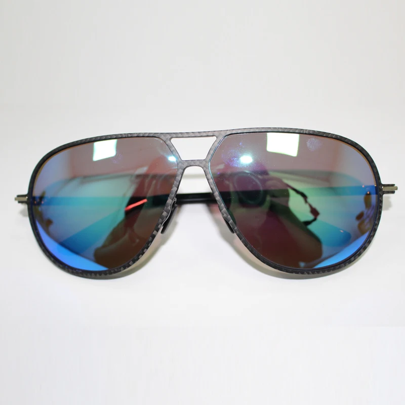 Gafas de sol de fibra de carbono verdaderas para conducción ligera, montura grande y lentes polarizadas especializadas para conducir - imagen 4