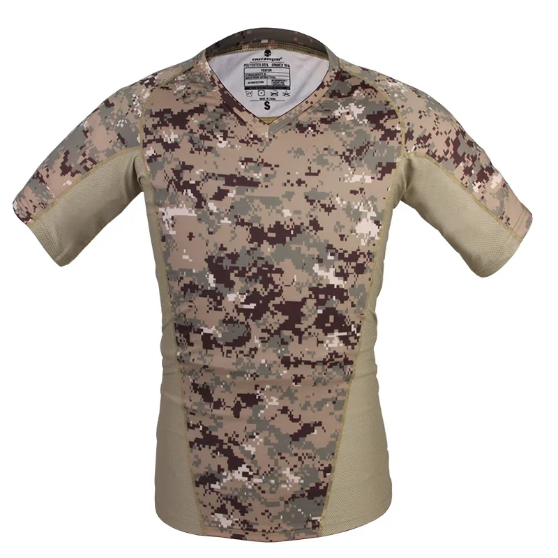 Emersongear Camiseta Base Táctica Transpirable Manga Larga Camuflaje - imagen 5