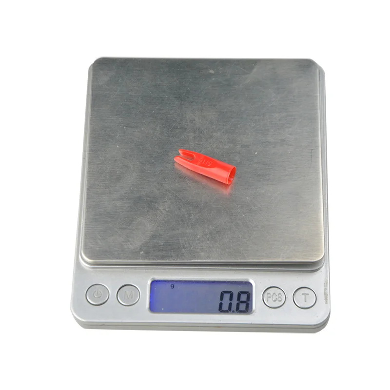 Flecha de madera de bambú para tiro con arco, accesorio de plástico de alta presión para caza, 100/500/1000 piezas, 5/16 pulgadas, 7mm - imagen 5