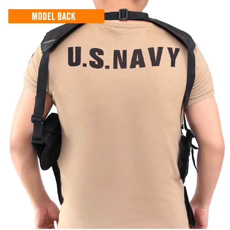 Funda Universal oculta para pistola, accesorios de entrenamiento táctico para caza, bolso de hombro para pistola doble, bolsa para pistola - imagen 4