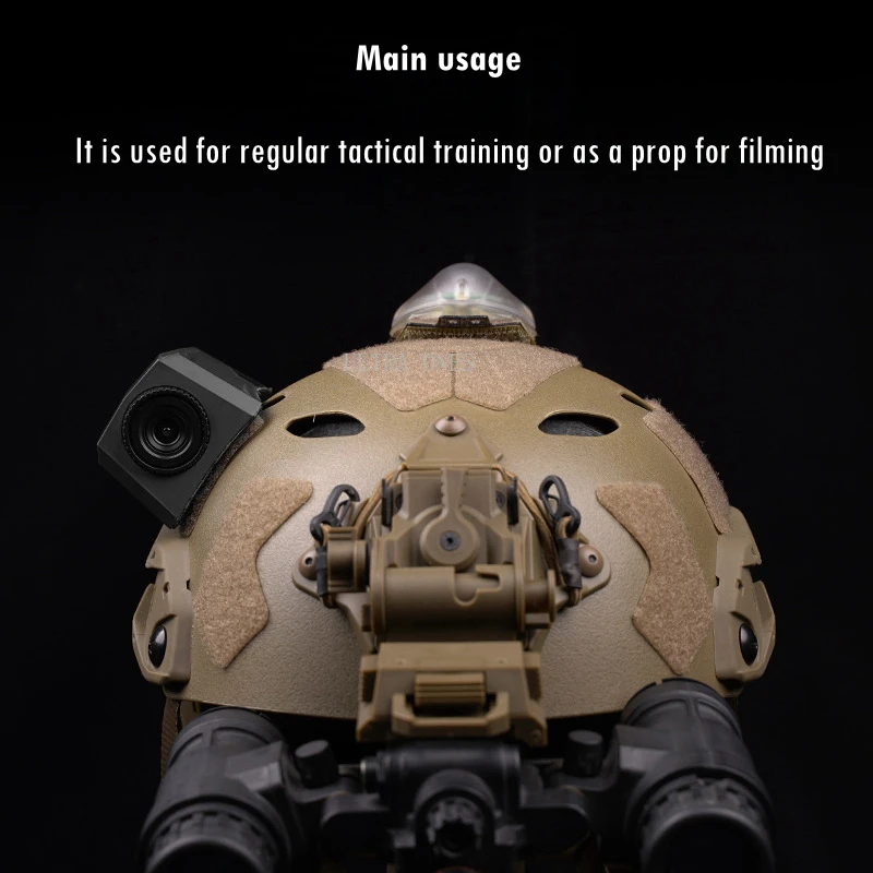 Modelo de cámara de casco táctico Wargame, accesorios decorativos, caza al aire libre, cascos rápidos, ciclismo - imagen 4