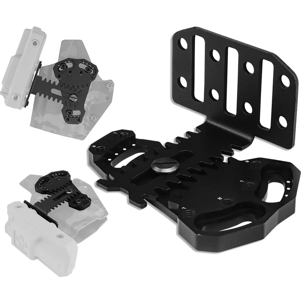 Adaptador de extensión Adaptador en ángulo recto para funda táctica Accesorios para funda de pistola para kit de herramientas adicional Soporte de torniquete - imagen 2