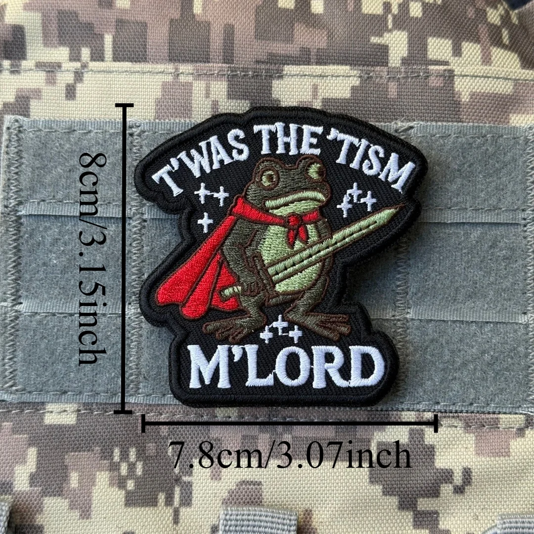 Parches de gancho y bucle bordados de animales de mapache y rana para ropa, emblema de moral táctico militar, mochila, pegatinas personalizadas - imagen 4