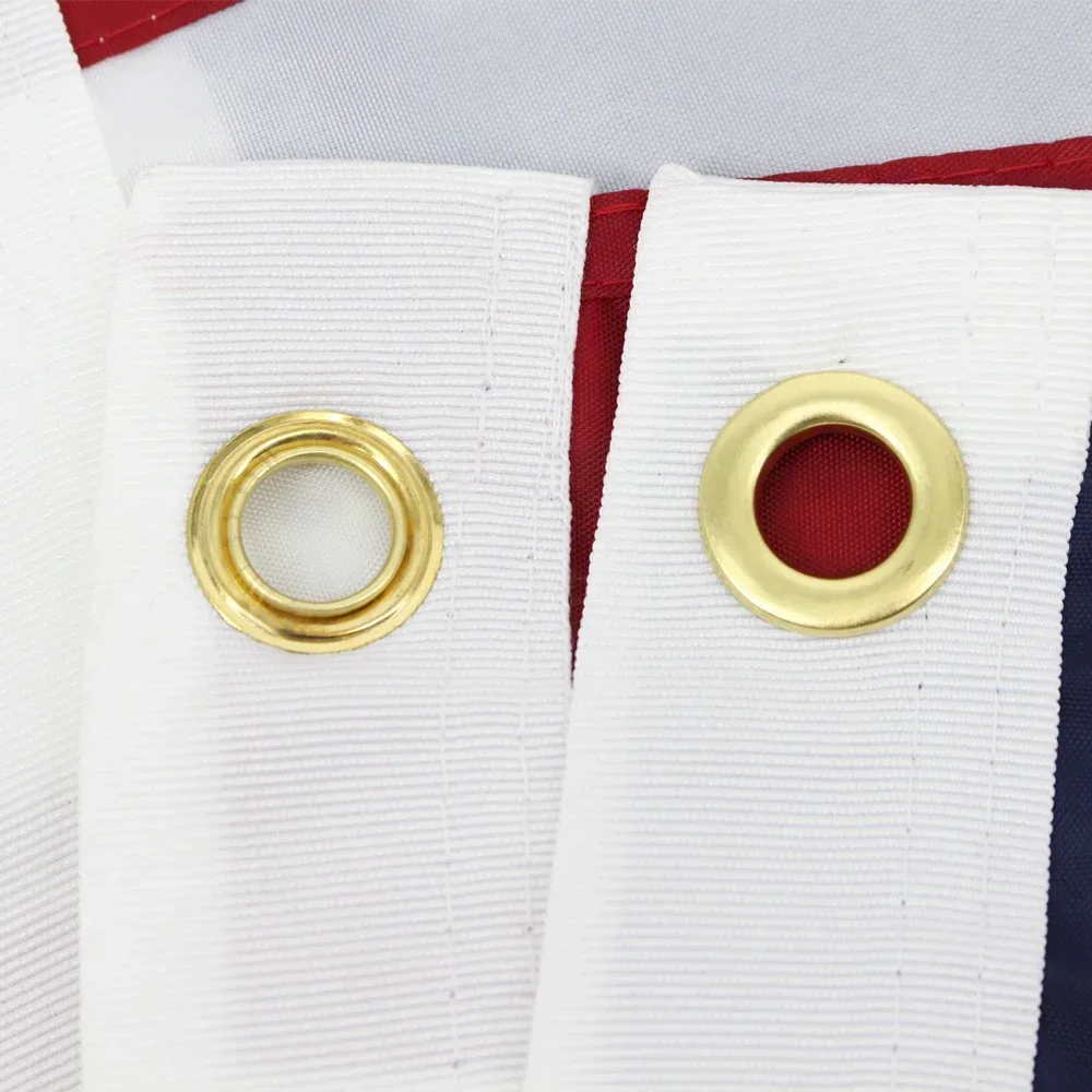 Heavy Duty US 3x5 pies impermeable Nylon bordado estrellas cosidas rayas EE. UU. Bandera americana bordado - imagen 3