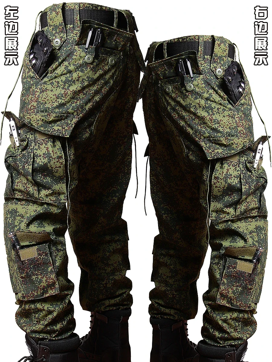 Conjunto de traje de camuflaje ruso para hombre, uniforme de entrenamiento táctico EMR pequeño verde, ropa de entrenamiento ACU - imagen 2