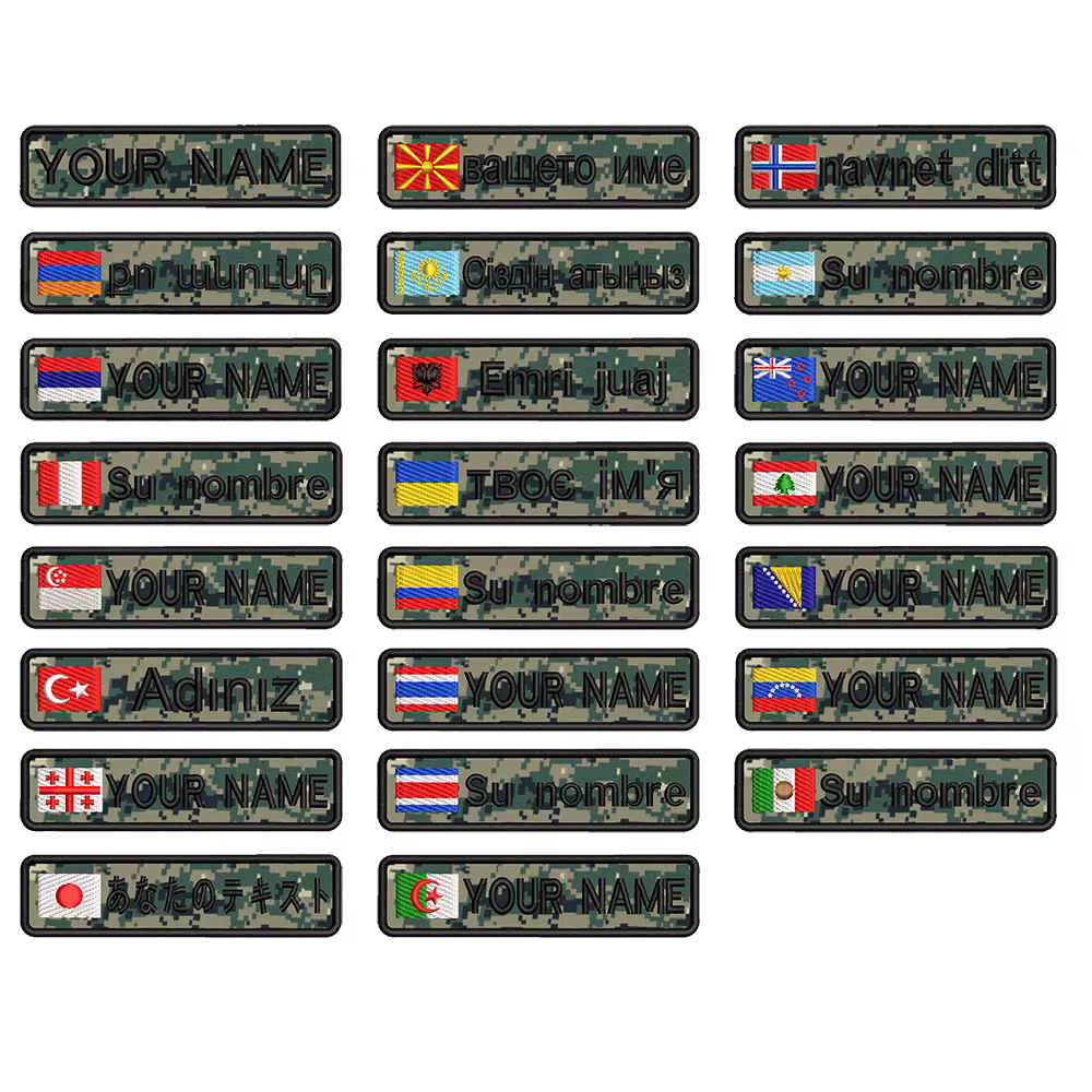 Parche de insignia de rayas en diferentes diseños