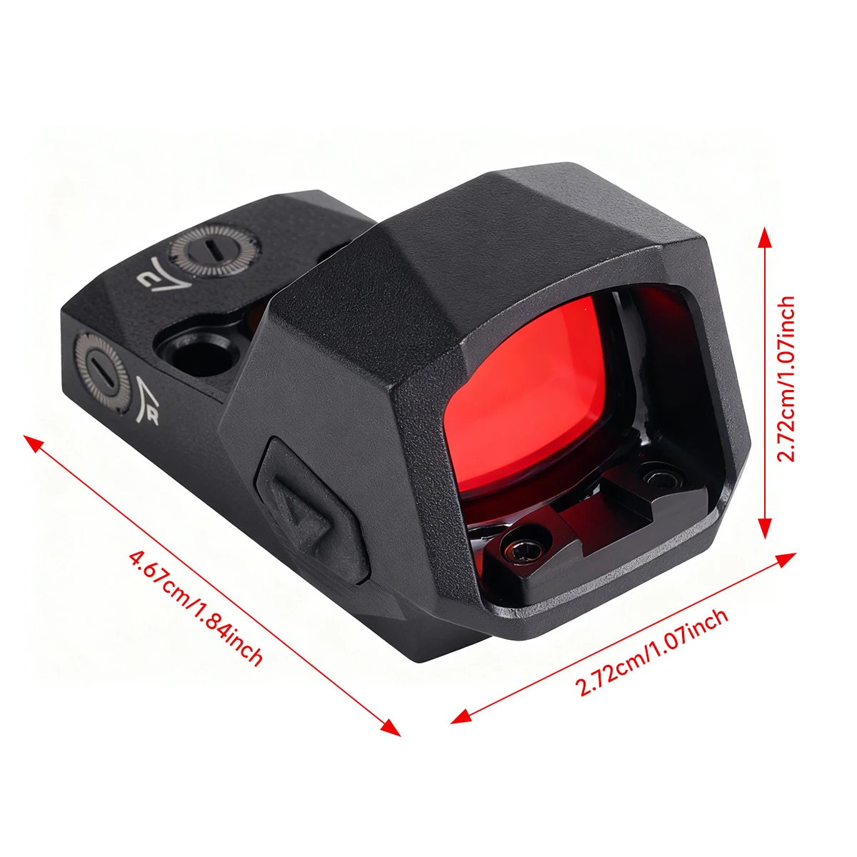 Mira táctica SE * T ** EL Gen II Red Dot - RMSc Footprint 1x20 3moa Óptica de punto rojo/verde con Shake N' Wake y marcas originales - imagen 3