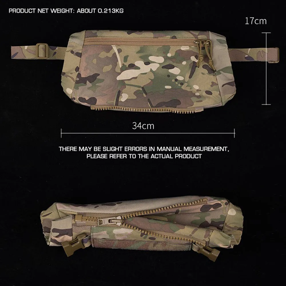 Bolsa calentadora de manos táctica para invierno, caza al aire libre, Camping, senderismo, protección contra el frío, chaleco Airsoft, colgador de caída, bolsa calentadora de manos para cintura - imagen 3