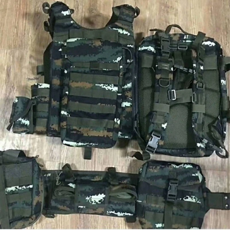 Chaleco para deportes al aire libre Equipo completo: Chaleco Cuerpo + Varios bolsos + Funda para la cintura - imagen 4