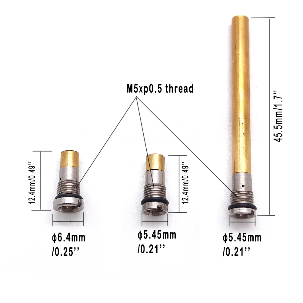 Válvula de entrada PPS KWA para cargador de energía de Gas, adaptador de carga de aire Turbo Mag, núcleo de válvula de estufa al aire libre, acero inoxidable hermético - imagen 5